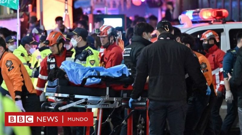 Más de 150 muertos tras una estampida en un festival de Halloween en Corea del Sur - BBC News Mundo