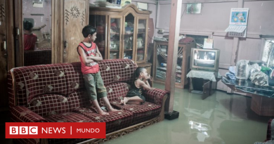 Las dramáticas fotos que documentan la devastación de una ciudad por el aumento del nivel del mar - BBC News Mundo