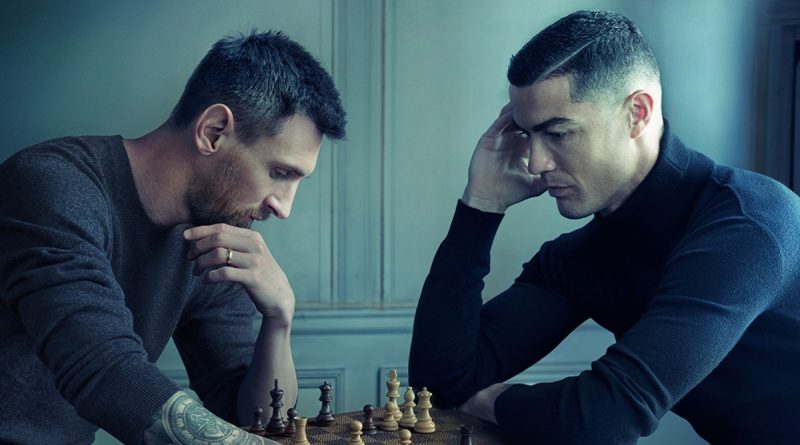 Messi y Cristiano Ronaldo posan para la marca Louis Vuitton