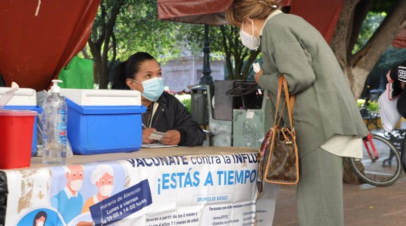 Vacunación contra la influenza lleva un avance de 38.11%