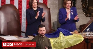 "2023 será un punto de inflexión": Zelensky ofrece un emotivo discurso ante el Congreso de EE.UU. y se reúne con Biden en un viaje sorpresa a Washington - BBC News Mundo