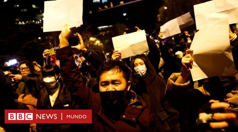 Barricadas y detenciones en China tras las inusuales protestas contra Xi Jinping y su gobierno por el manejo de la pandemia - BBC News Mundo