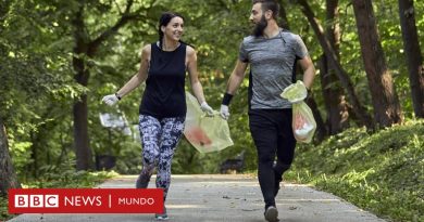 Plogging, el curioso deporte sueco que combina correr con recoger basura - BBC News Mundo