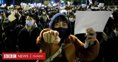 Por qué una hoja en blanco se convirtió en el símbolo de las inéditas protestas en China - BBC News Mundo