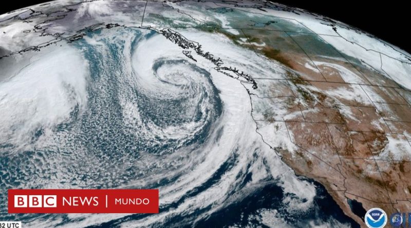 Qué son los "ríos atmosféricos" que están causando lluvias catastróficas en California - BBC News Mundo