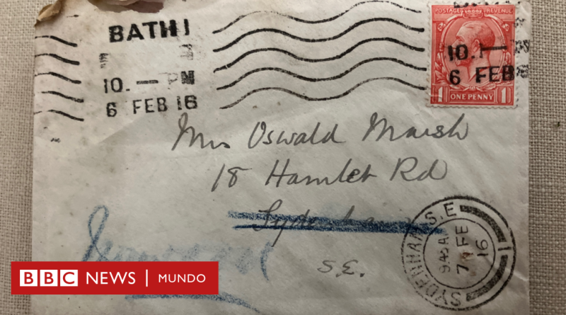 La carta que llegó 100 años después a su destino - BBC News Mundo