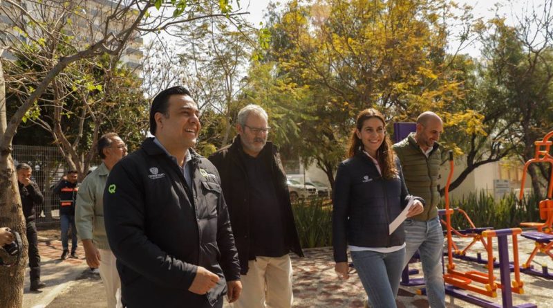 Luis Bernardo Nava entrega la rehabilitación del Parque La Cañada