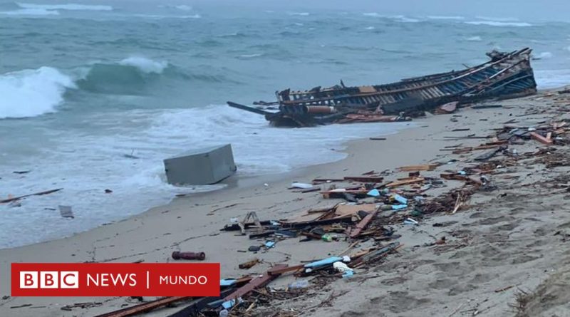 Al menos 63 migrantes, incluidos 12 niños, mueren tras naufragar en la costa sur de Italia - BBC News Mundo