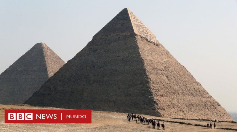 Las imágenes del pasadizo oculto hallado en la Gran Pirámide de Giza - BBC News Mundo