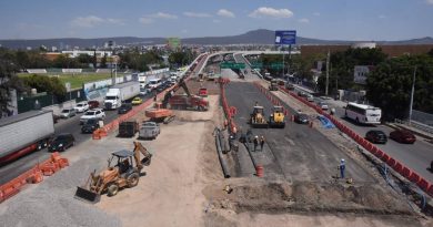 Trabajan a marchas forzadas en Paseo 5 de Febrero