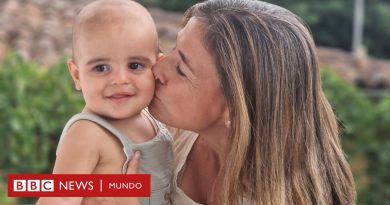 "El haber tenido a mi hijo a los 46 años me ha ayudado. La edad te da otra perspectiva" - BBC News Mundo