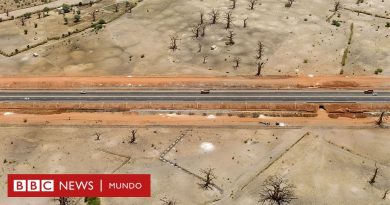 Las impresionantes fotos que muestran las cicatrices de los paisajes alterados por los humanos - BBC News Mundo