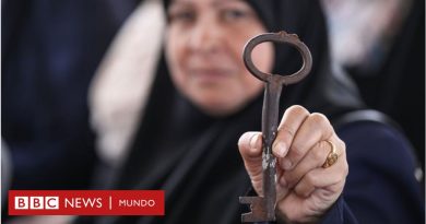 Por qué los palestinos portan llaves para conmemorar la "Nakba", la catástrofe que significó para ellos la creación del Estado de Israel - BBC News Mundo