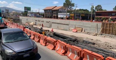 Alertan por cierre de carriles en 5 de Febrero