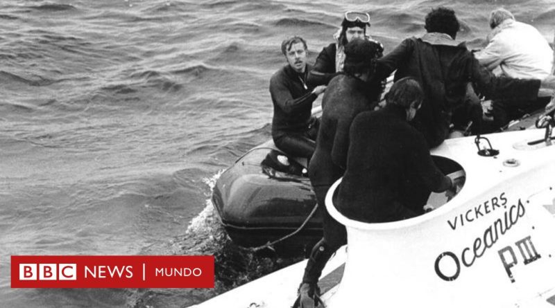 Titanic: cómo dos hombres sobrevivieron 84 horas atrapados en un sumergible bajo el mar hace 50 años - BBC News Mundo