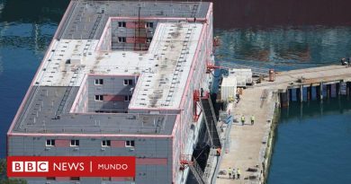 Migración Reino Unido: cómo es por dentro la polémica barcaza flotante en la que se alojará a 500 solicitantes de asilo - BBC News Mundo