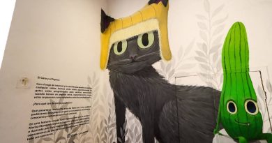 Artistas resignifican mito sobre los gatos