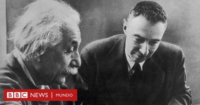 Oppenheimer y Einstein: la complicada relación entre el "padre" de la bomba atómica y el nobel de Física  - BBC News Mundo