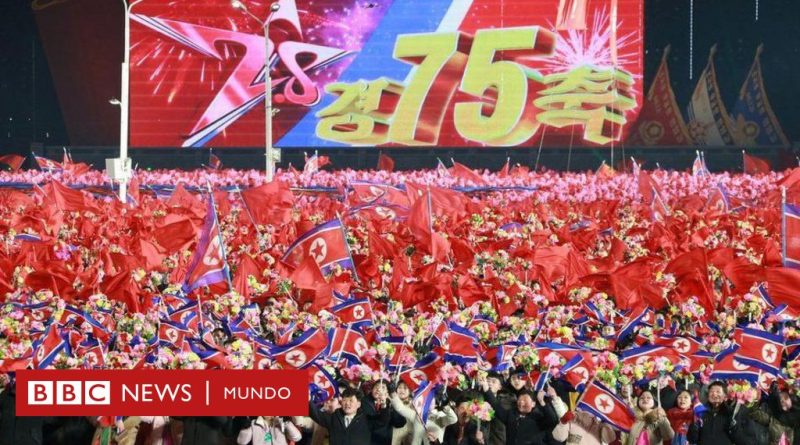 Corea del Norte: las espectaculares celebraciones por el 75º aniversario del país - BBC News Mundo