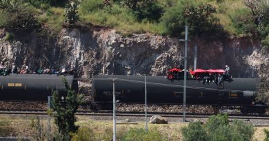 Nueva oleada de migrantes en tren