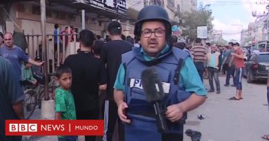 Guerra Israel - Hamás: el reportero de la BBC que huye con su familia de los bombardeos de Israel en el territorio palestino - BBC News Mundo