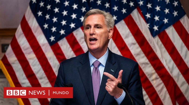 Kevin McCarthy | Qué dice la histórica destitución del presidente de la Cámara Baja sobre el caos político de EE.UU. y la división del Partido Republicano - BBC News Mundo