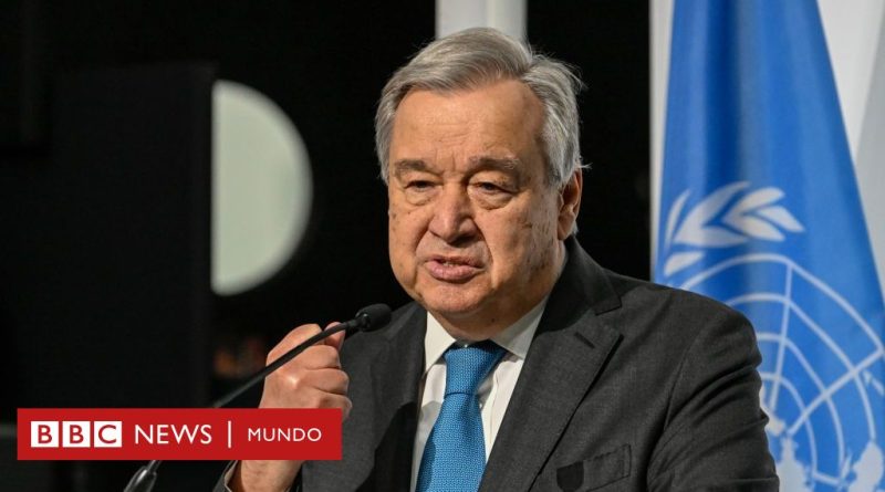 Qué es el artículo 99 de la Carta de la ONU que invocó su secretario general por el "colapso humanitario" en Gaza (y por qué Israel lo acusa de ser "un peligro para la paz mundial") - BBC News Mundo