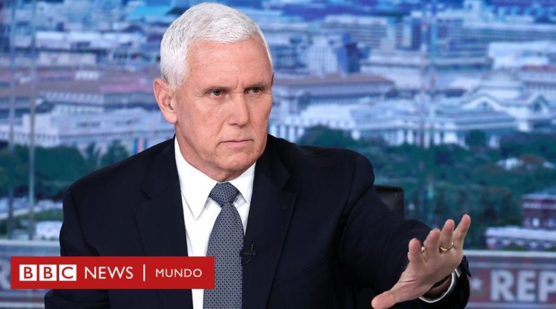 Elecciones en EE.UU.: el exvicepresidente Mike Pence afirma que no puede “en conciencia” apoyar la candidatura de Trump para las elecciones de noviembre - BBC News Mundo