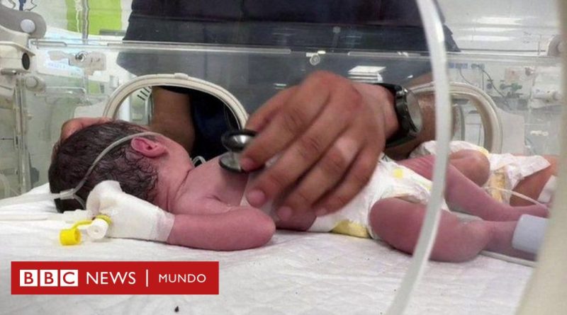 La bebé de Gaza que rescataron con vida del vientre de su madre muerta en un ataque de Israel - BBC News Mundo