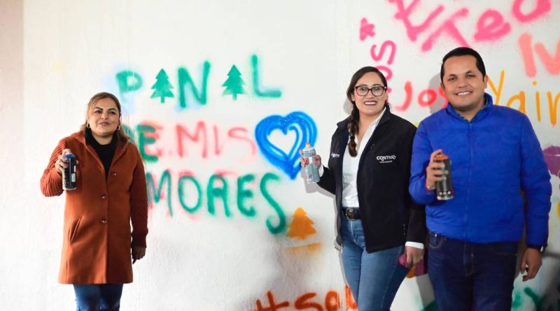 Echan a andar programa de pinta de murales