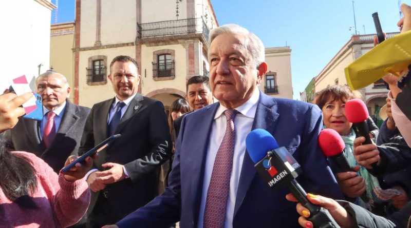 Cierres viales por visita de AMLO