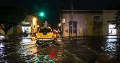 Fuertes lluvias en la capital queretana