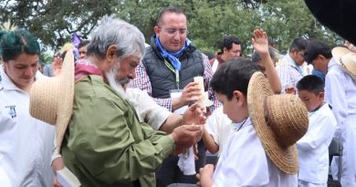 Peregrinos llegaron a Canalejas, Estado de México