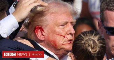 Trump | "Sentí la bala desgarrando mi piel": la reacción del expresidente tras recibir un disparo en la oreja en un mitin - BBC News Mundo