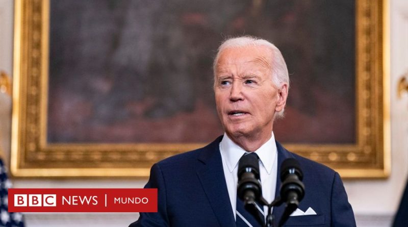 Elecciones en EE.UU.: Biden explicó por primera vez por qué se bajó de la carrera a la Casa Blanca - BBC News Mundo