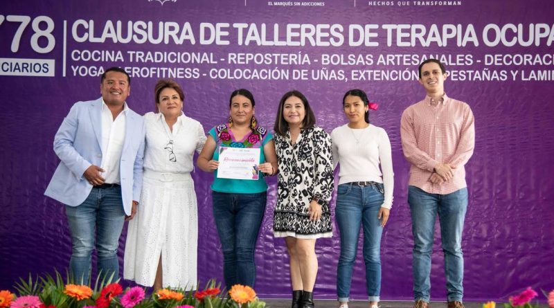 Clausuran talleres de terapia ocupacional en El Marqués