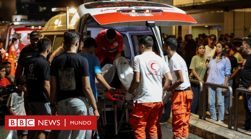 Hezbolá y Líbano culpan a Israel de las explosiones simultáneas de "beepers" que han dejado al menos 12 muertos y cerca de 3.000 heridos - BBC News Mundo