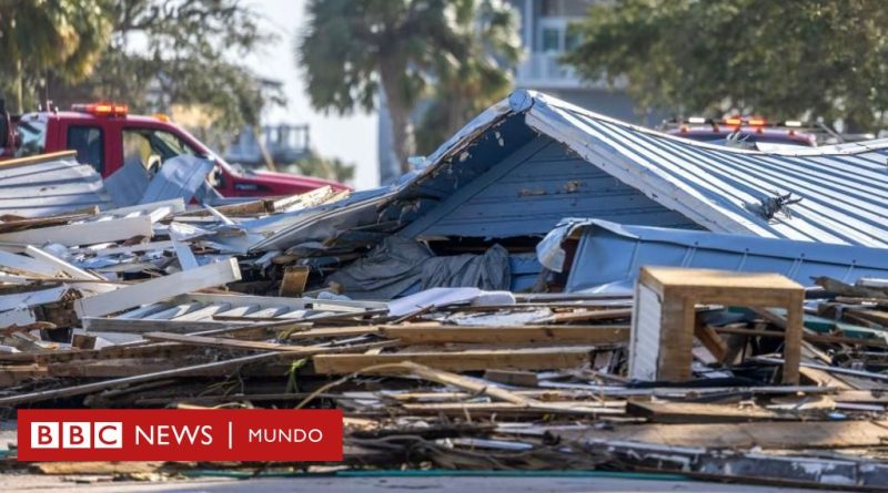 John y Helene: Las imágenes de la destrucción que dejan los huracanes a su paso por México y EE.UU. - BBC News Mundo