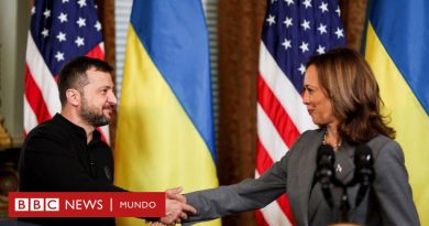 Ucrania: por qué Trump y los republicanos denuncian que Zelensky está favoreciendo a Kamala Harris de cara a las elecciones - BBC News Mundo