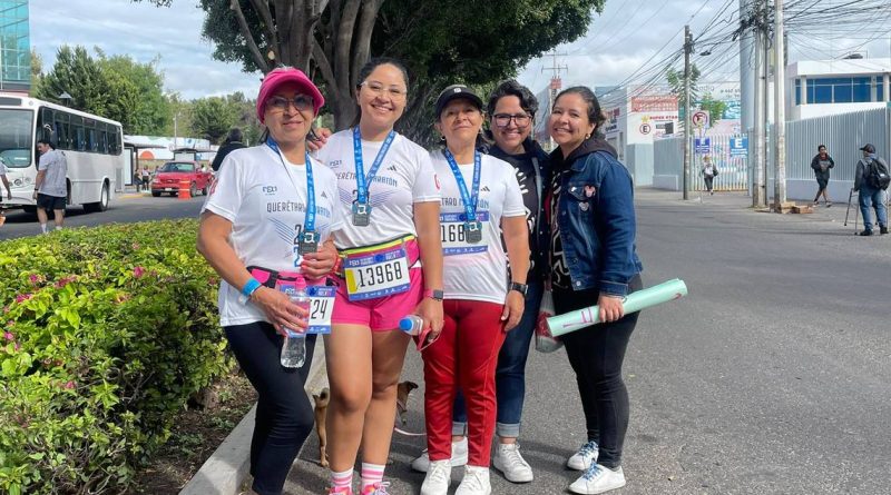 Con 62 años, Cecilia corrió 10 kilómetros en el Querétaro Maratón