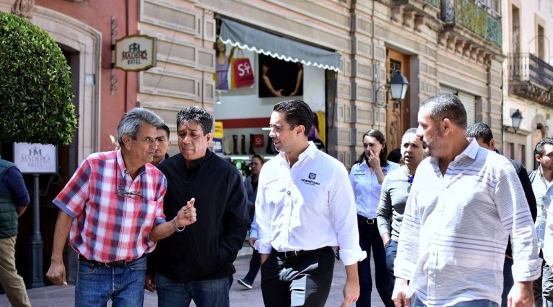 Felifer Macías trabajará en seguridad y servicios públicos del Centro Histórico