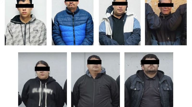 Detienen en CDMX a siete integrantes de banda de narcotraficantes