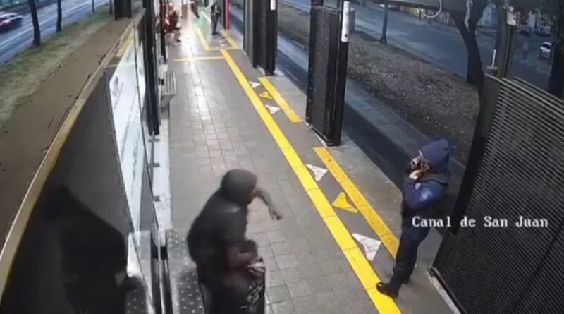 En el MP sujeto que aventó a policía al carril del Metrobús